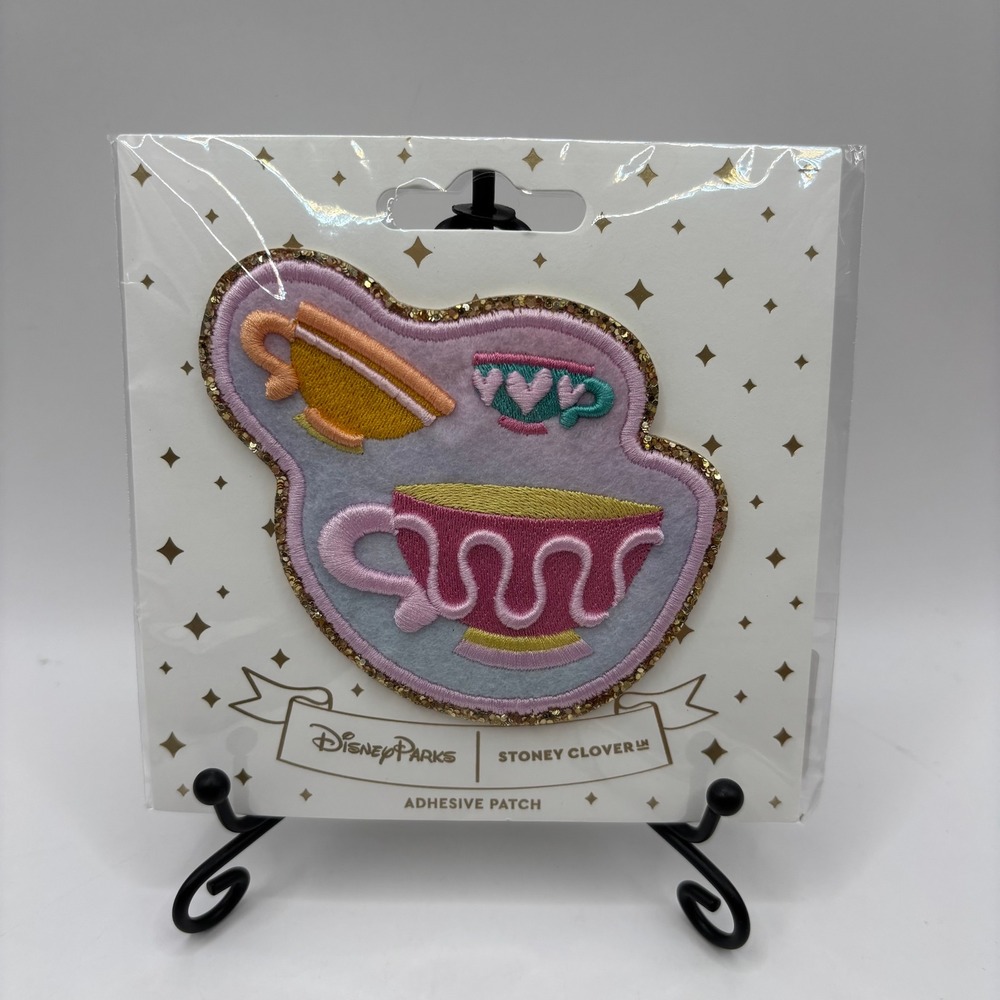 Disney Parks Stoney Clover Lane Mad Tea Party Teacup Adhesive Patch‎ New